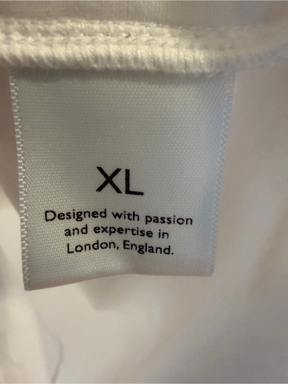 Derek Rose London NEW W/Tags Mens XL White Crew-Neck Tee - Picture 8 of 9